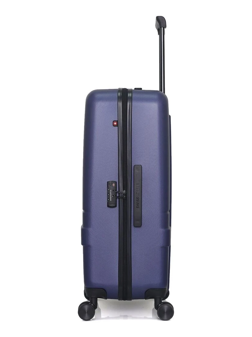 Set de 4 Valises Rigides Grand Format  Taille Moyenne  Valise Cabine et Vanity USTER M   Bleu marine