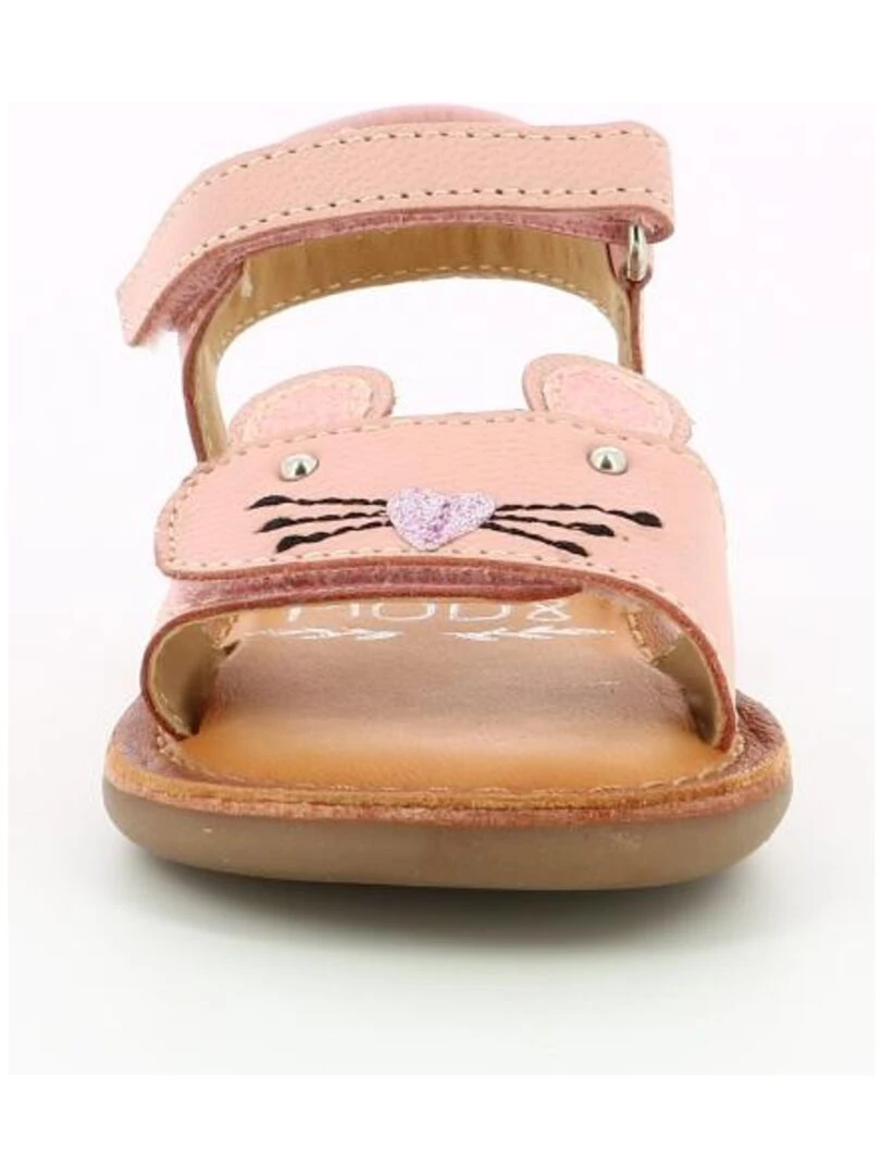 Sandales Cuir Cloonie   Rose