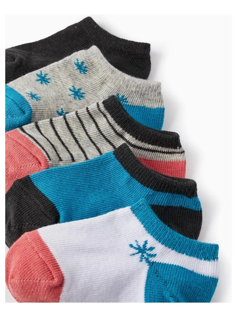 Lot 5 Paires de Socquettes pour Bébé Garçon 'Étoiles' CUBA Multicolore