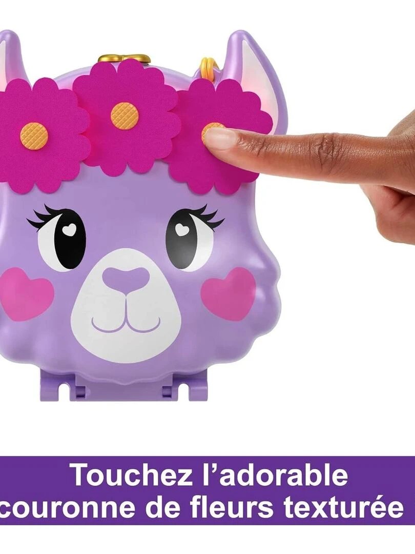 Polly Pocket   Coffret aventures du Lama avec 2 mini figurines et 13 accessoires   N/A