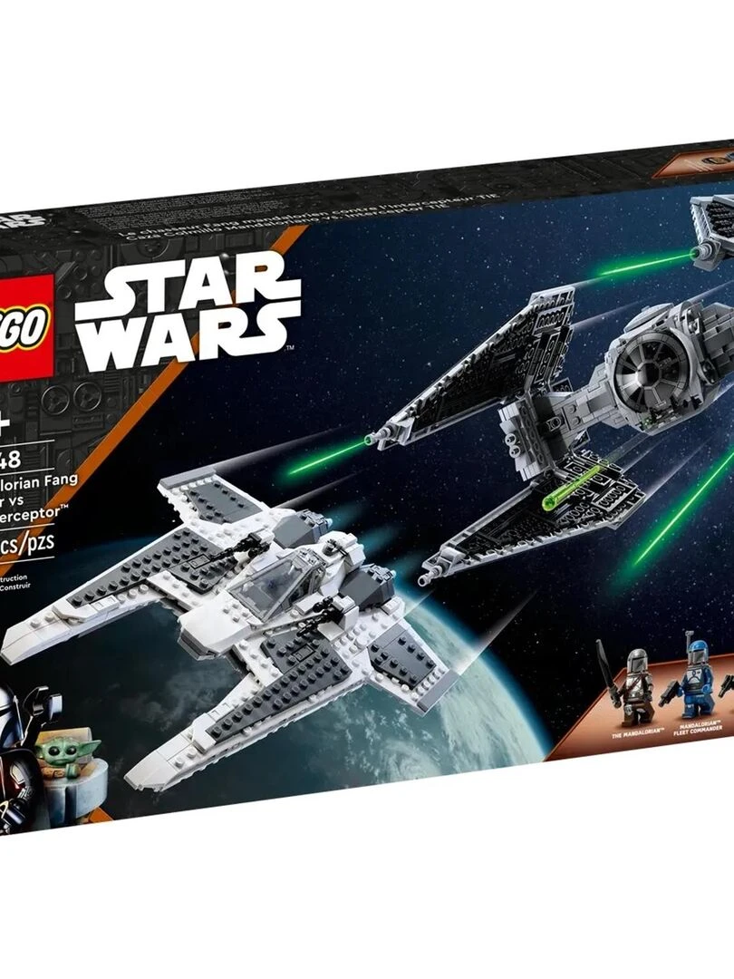 75348 LEGO® Star Wars Le chasseur fang mandalorien contre le tie interceptor N/A