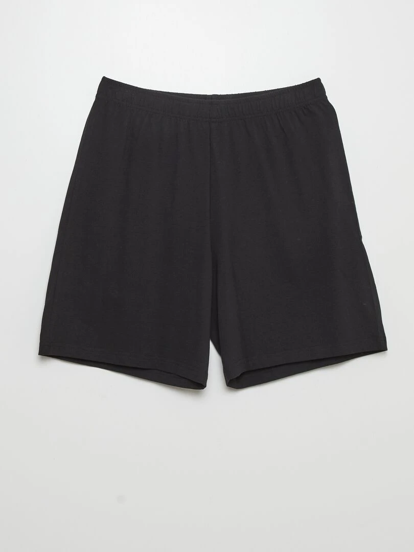 Ensemble de pyjama short + t shirt   2 pièces   Gris