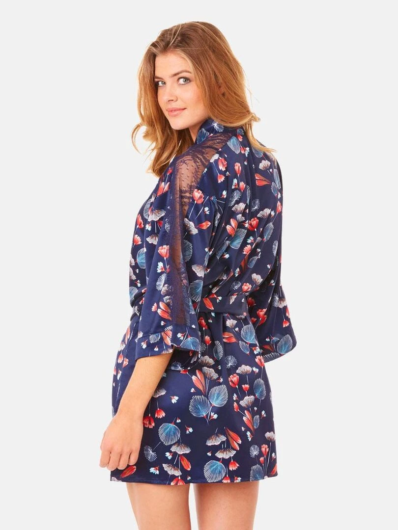 Kimono ESPIEGLE   Camille Cerf & Pomm'Poire   Bleu