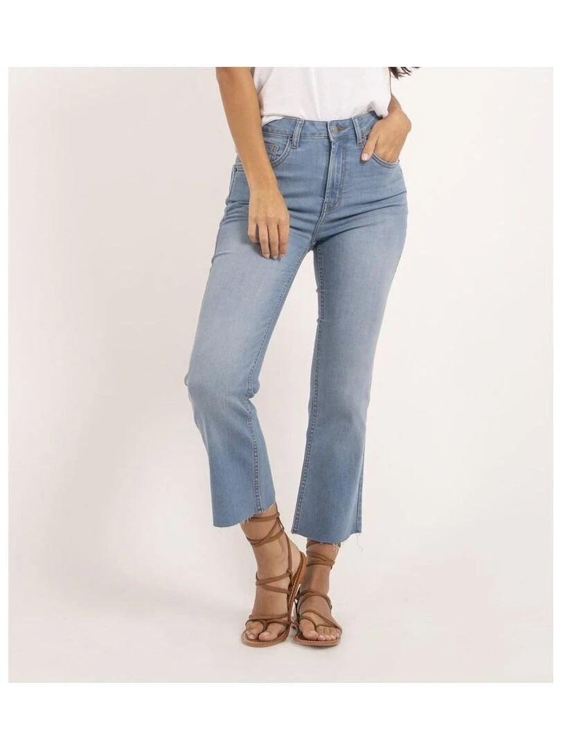 Jean coupe flare EUDORIA Bleu