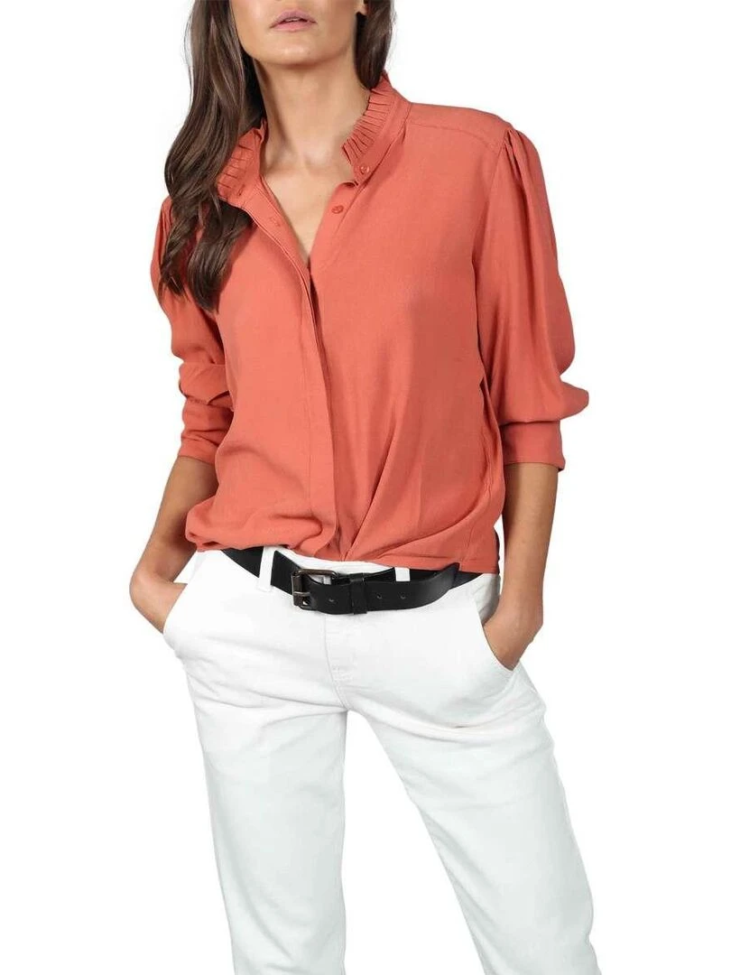 CHATTAWAK Chemise droite Rouge brique