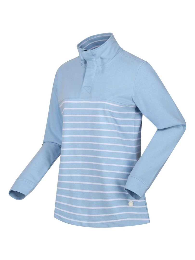 Regatta   Sweat BAYLA   Bleu Blanc