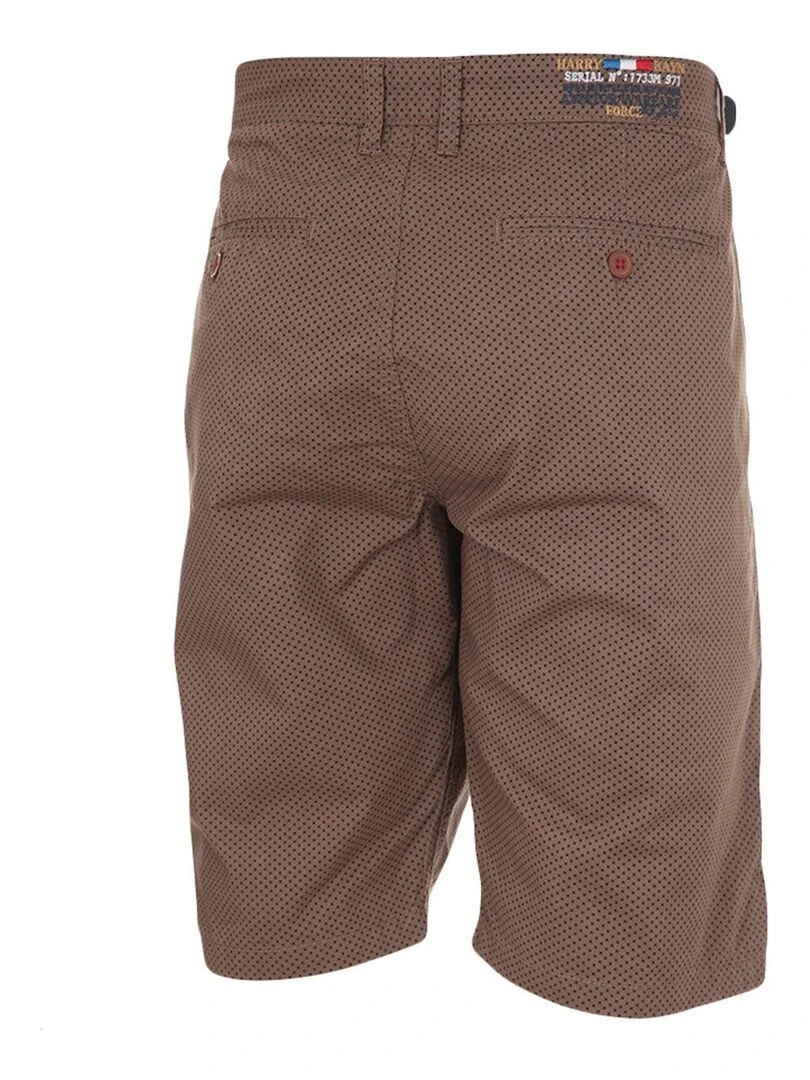 Bermuda homme CARPATH HARRY KAYN Gris taupe