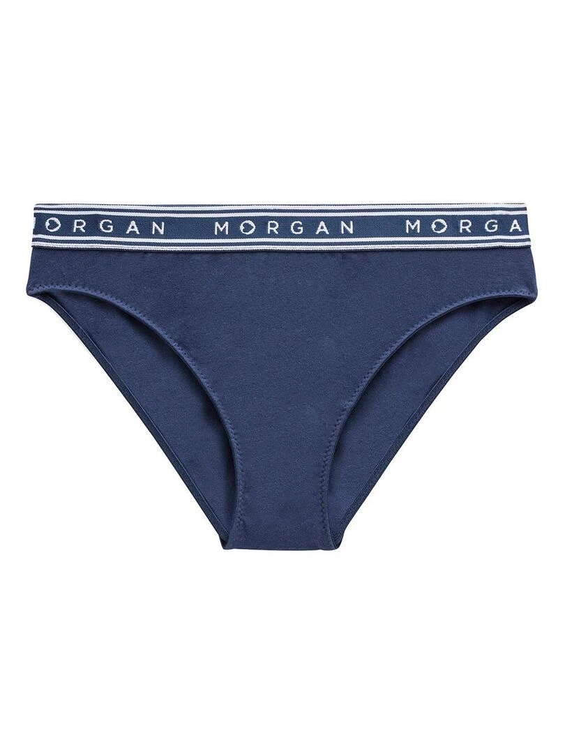 Lot de 2 slips en coton INES   Morgan Junior   Blanc
