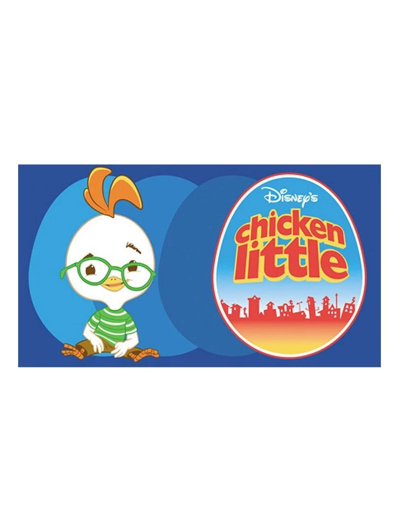 Tapis enfant CHICKEN LITTLE Bleu 80x140 Lavable 30° Bleu