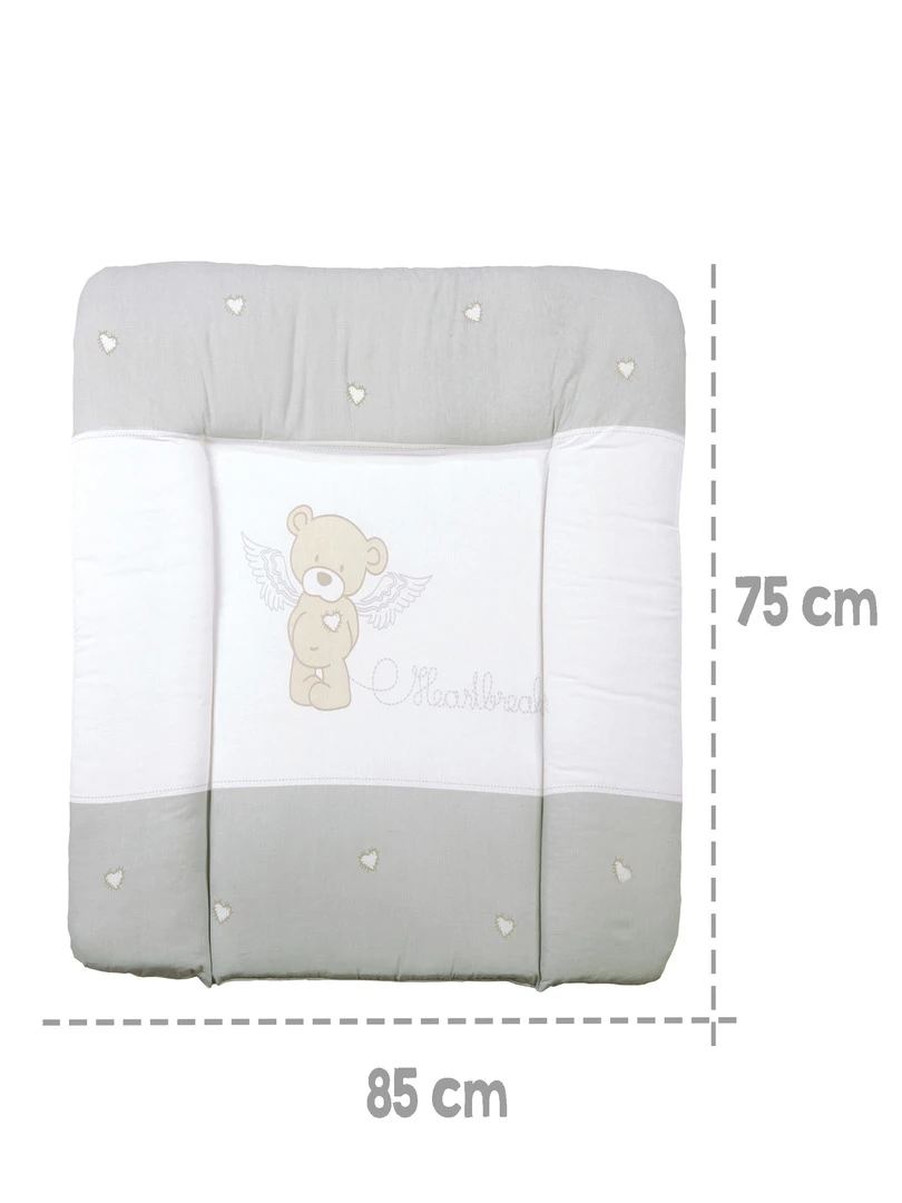 ROBA Matelas À Langer "Heartbreaker"   85x75   Revêtu De PU   Blanc