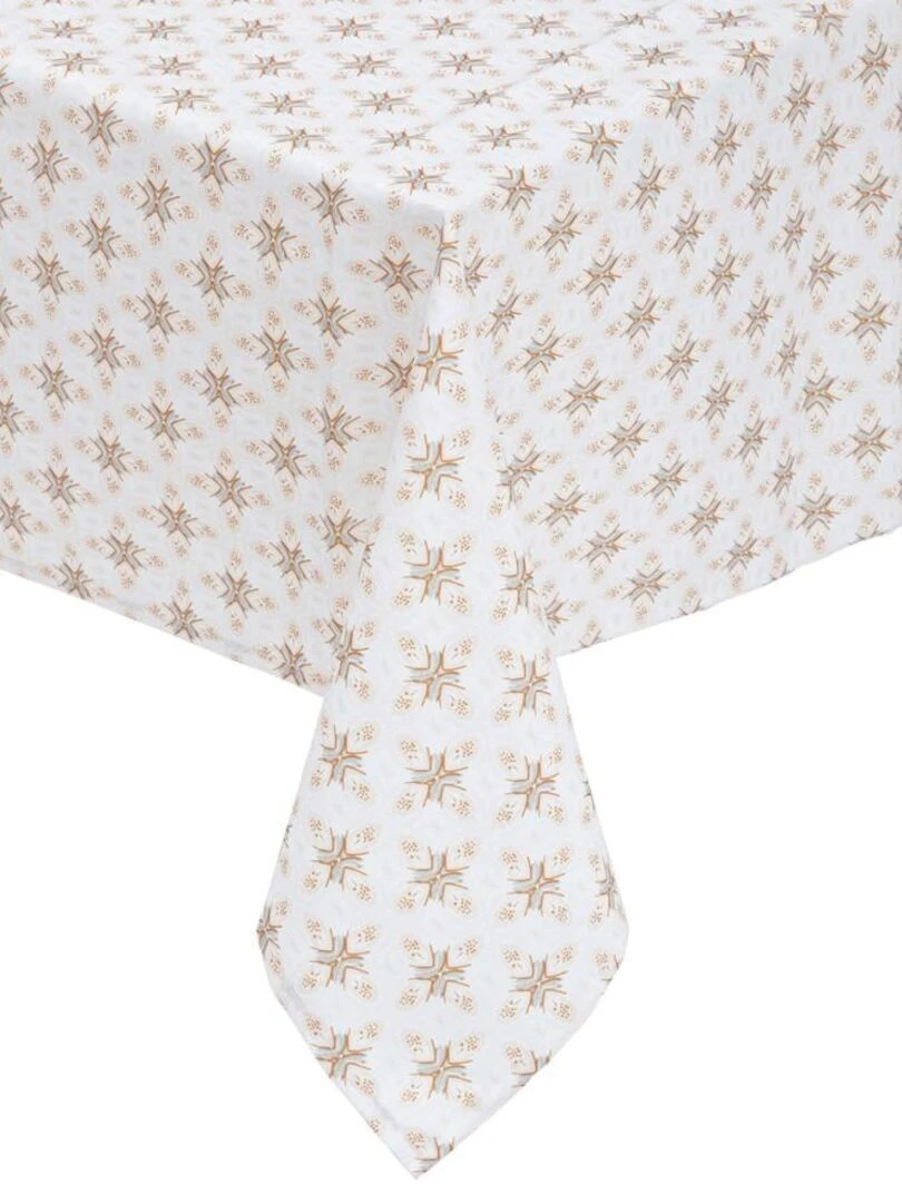 Nappe antitache rectangulaire 140x240 cm Parata Blanc