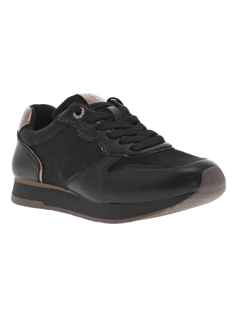 TAMARIS Baskets talon plat Noir