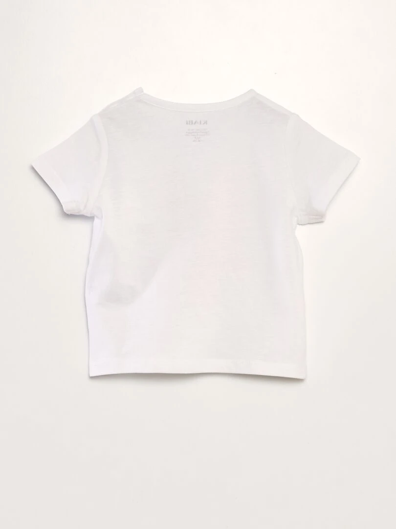 T shirt fête des mères   Blanc/rouge
