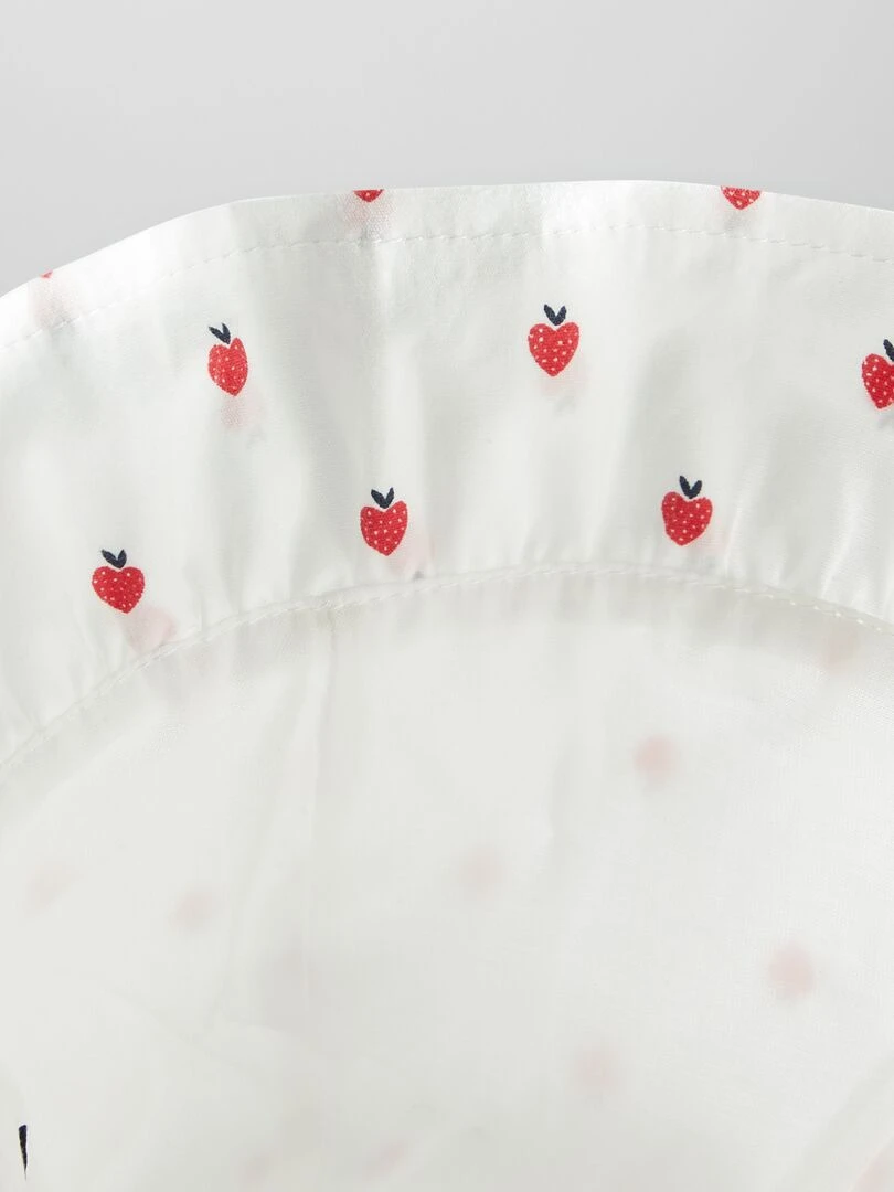 Bob imprimé   Blanc