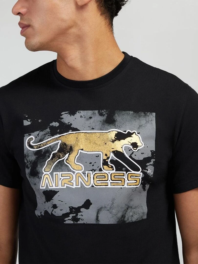 TEE SHIRT BARNET Airness   Noir