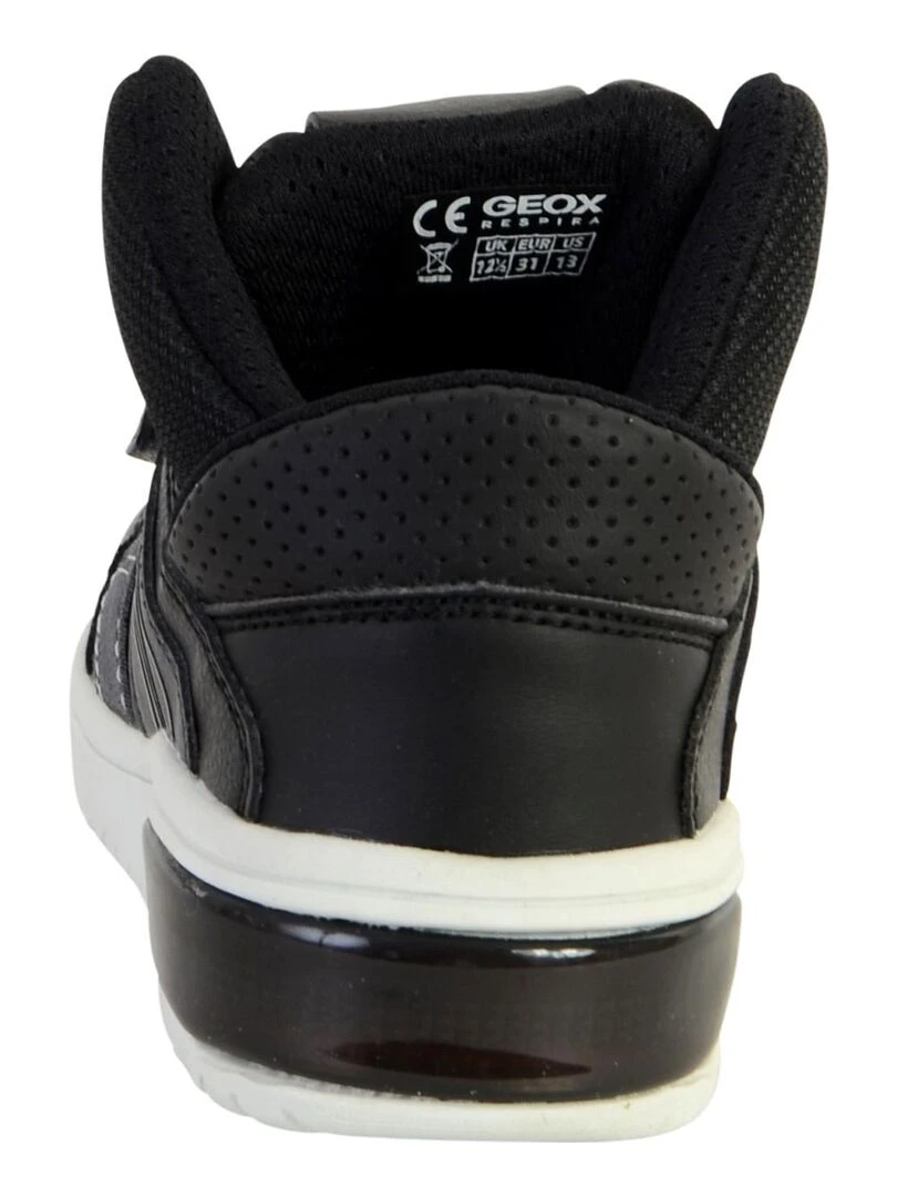 Basket Geox Enfant  J Xled BA   Noir