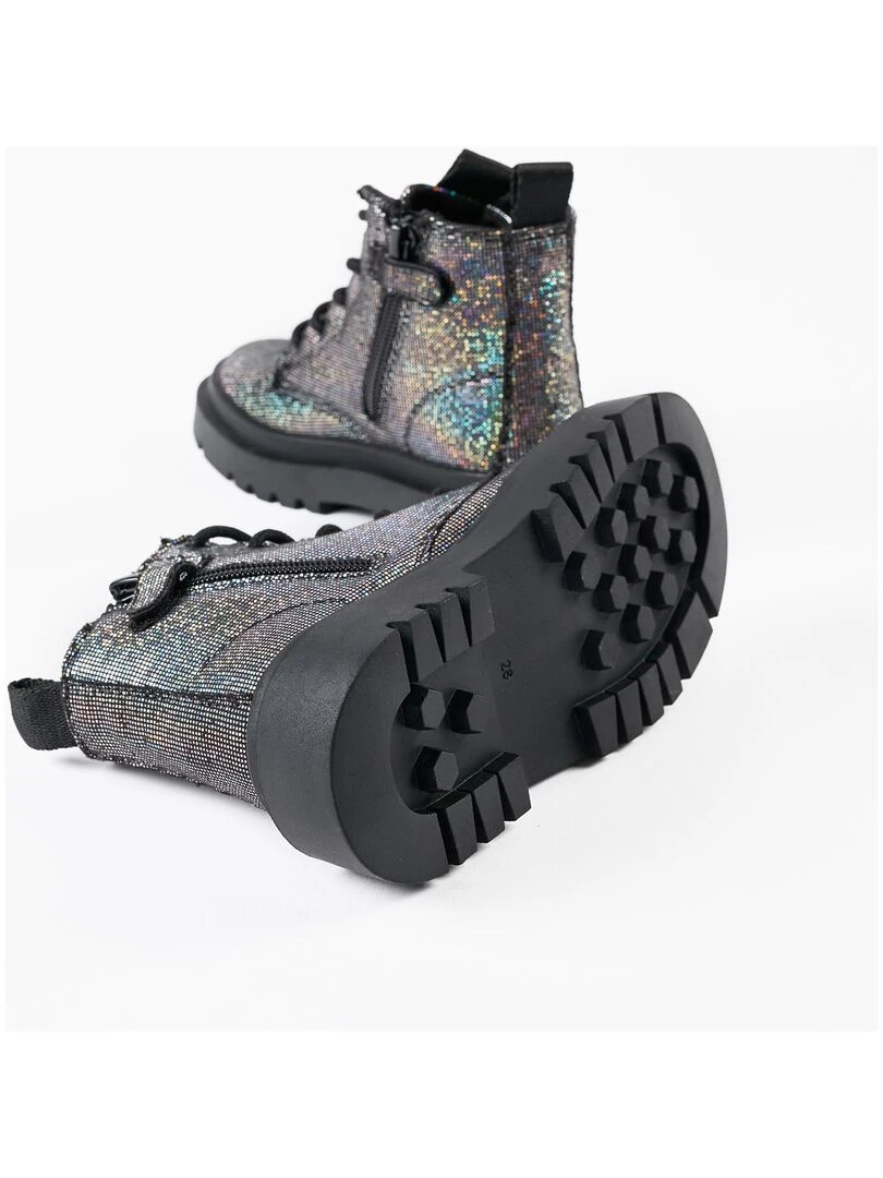 Bottes de motard pour fille GIRLS N' ROSES Violet