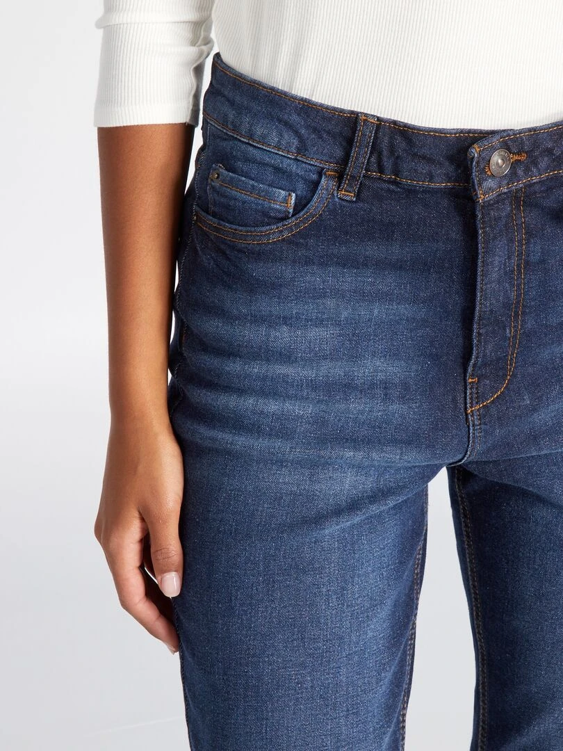 Jean slim en denim   28L   Brut