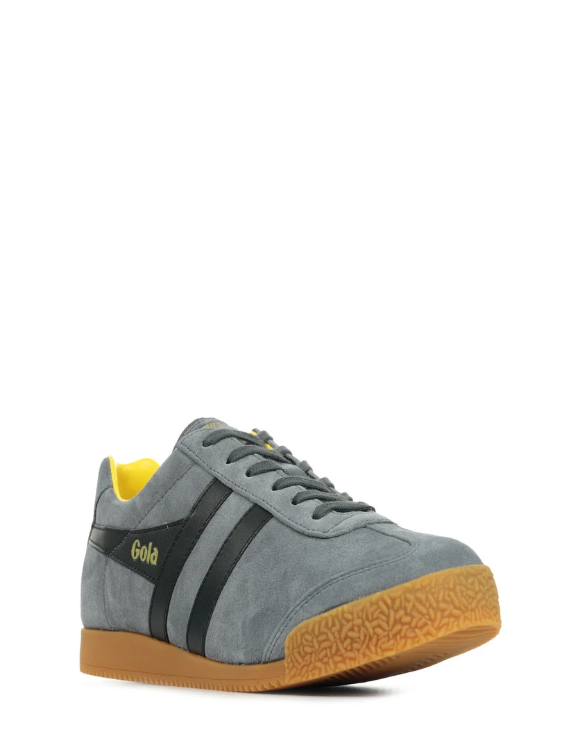 Baskets Harrier Suede Gris Noir