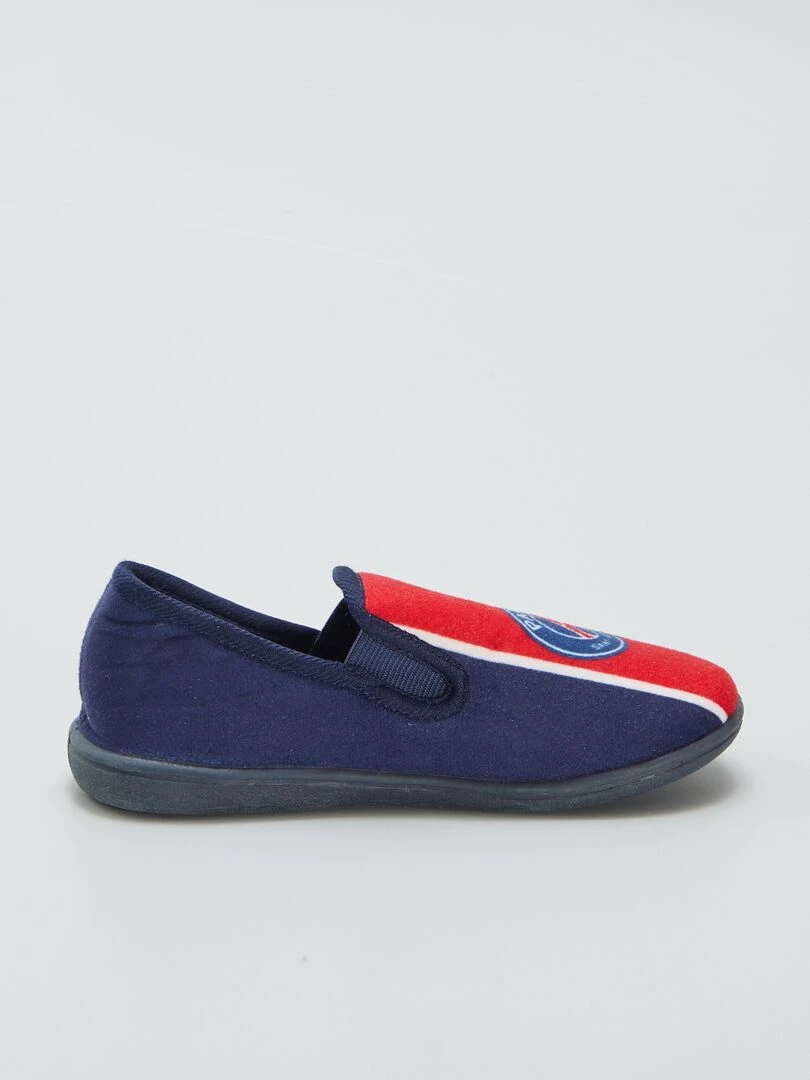 Chaussons bas 'PSG'   bleu