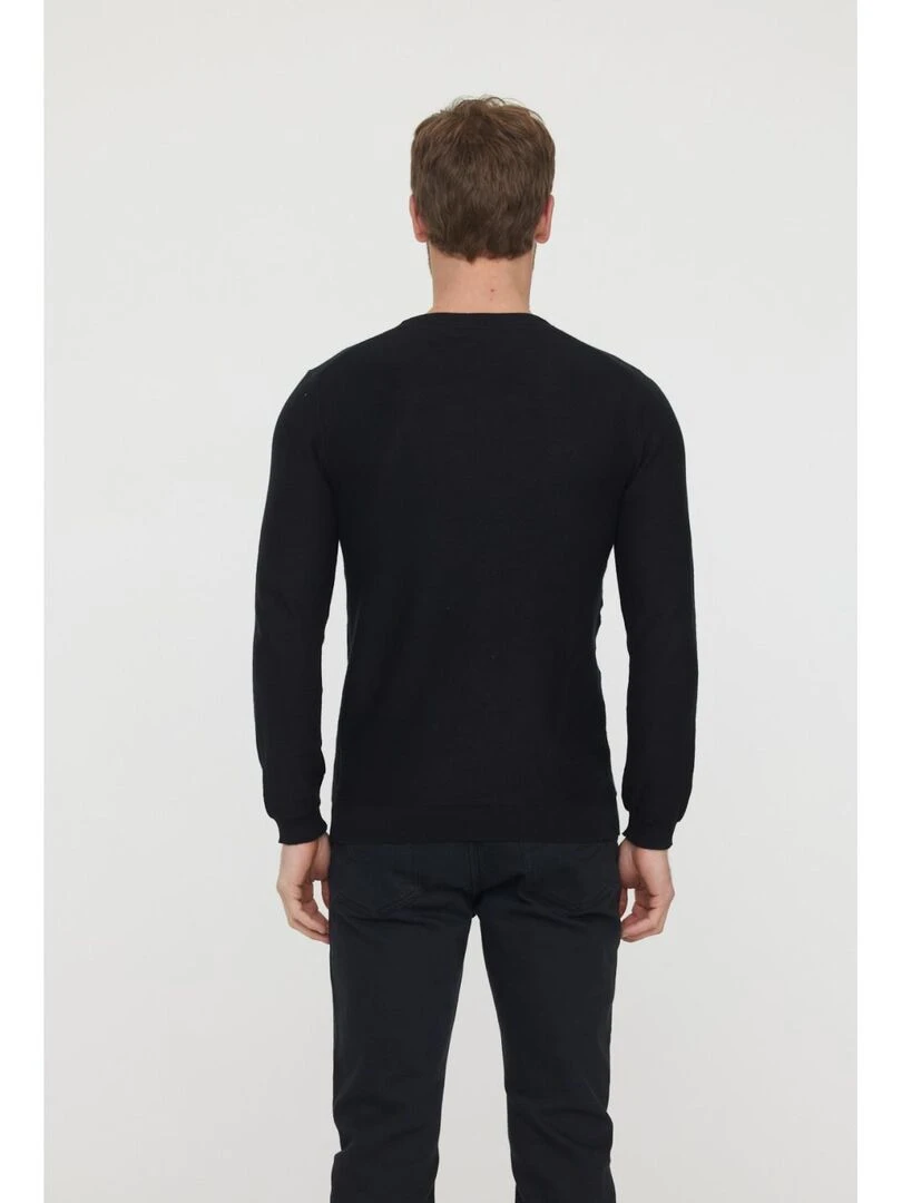 Lee Cooper   Pull coton regular CIRO   Noir