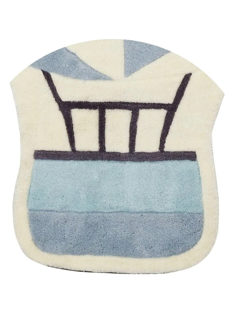 Tapis de chambre montgolfière en acrylique Bleu SAUTHON Bleu