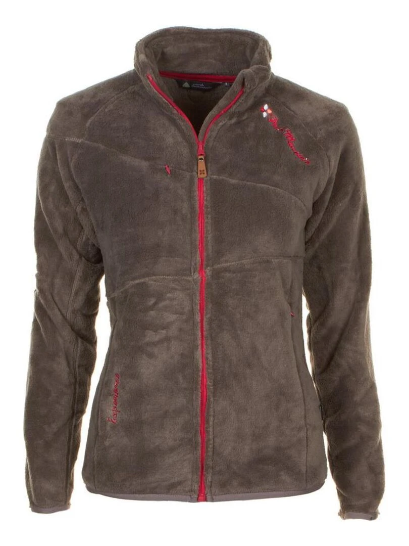 Blouson polaire femme ALONO Gris taupe