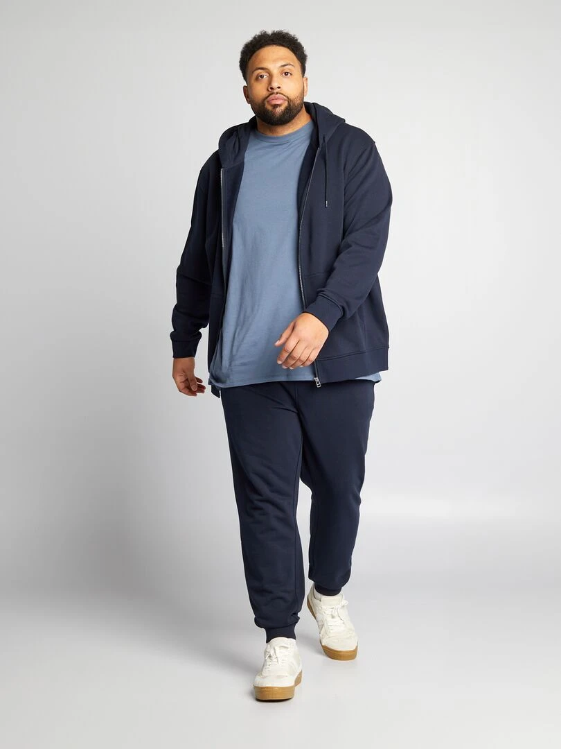 Pantalon de jogging en molleton Bleu marine