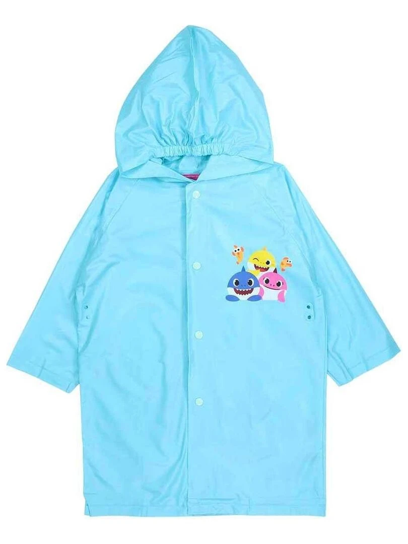 Disney Impermeable fille imprimé Baby Shark Bleu