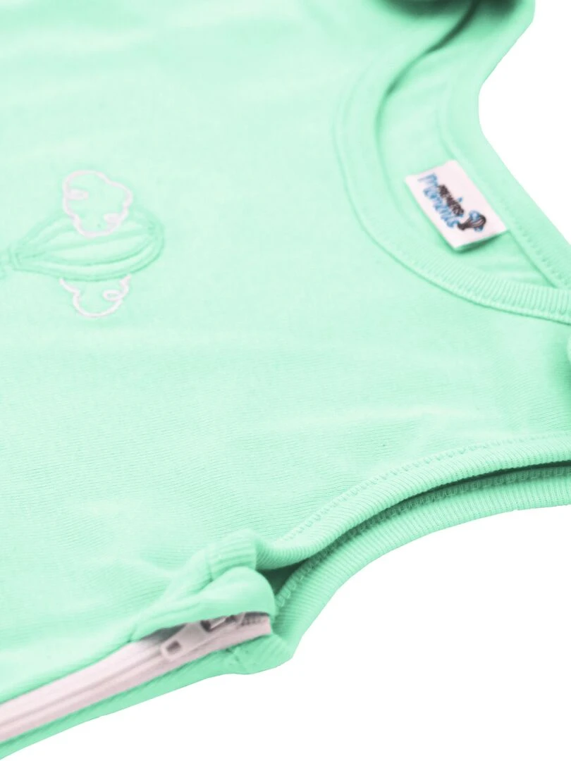 Gigoteuse Été Légère 0 3 Mois En Coton Bio Couleur Menthe   Vert d'eau