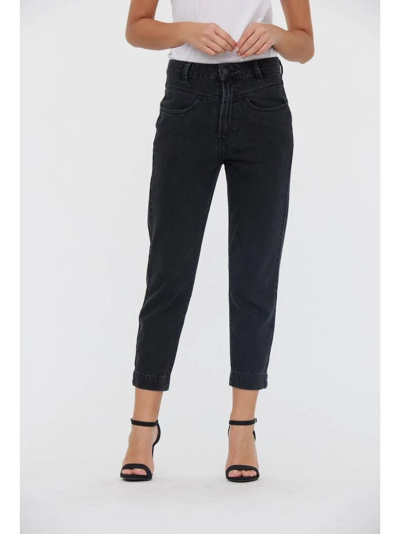 Lee Cooper Jean coton boyfriend JORDA Noir