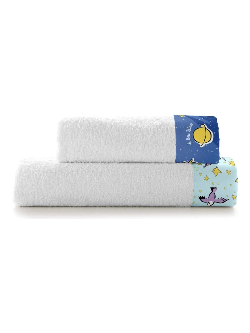Lot de serviettes Migration "Happyfriday" Blanc