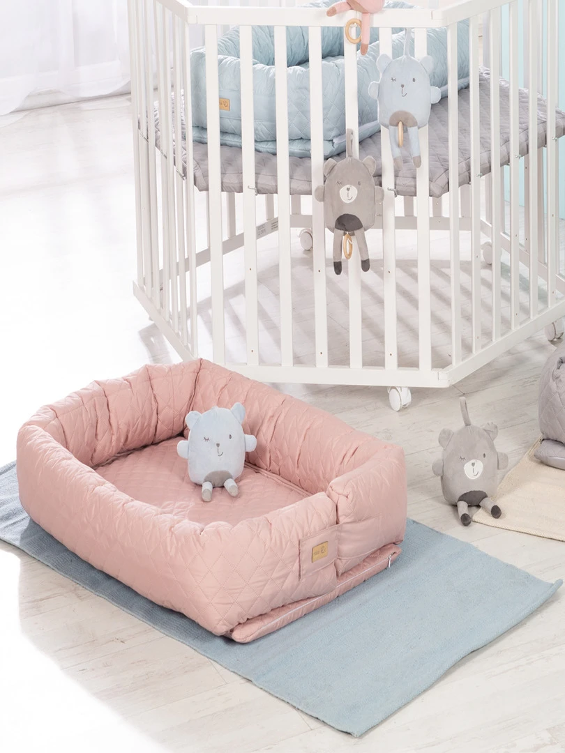 ROBA Nid d'Ange 3 en 1   roba Style   Lit de Voyage  Matelas á Langer  Serpent de Lit   Rose   Rose