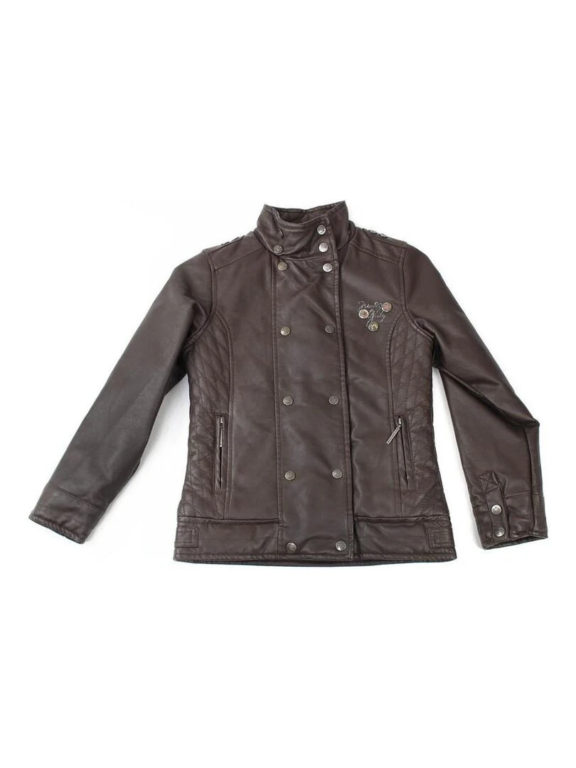 Blouson fille FIKIR MISS GIRLY Marron