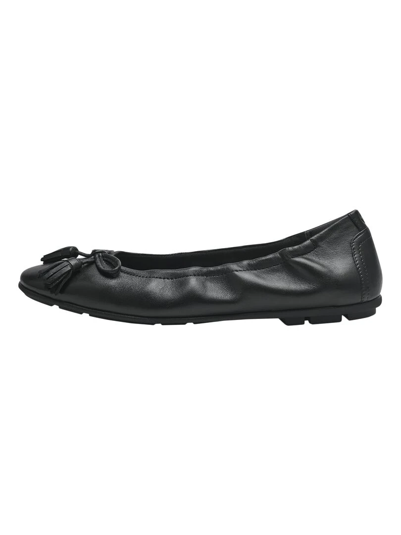 Ballerine Cuir Tamaris Noir