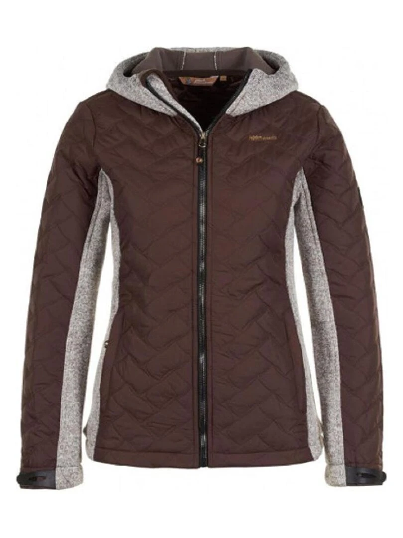 Blouson polaire femme AVA Marron