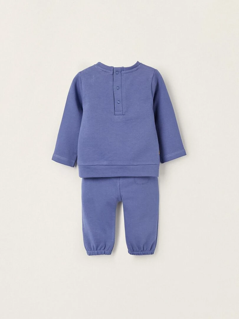 Pull + Pantalon en coton pour nouveau né 'Winnie The Pooh' NATURE TAKEOVER Bleu