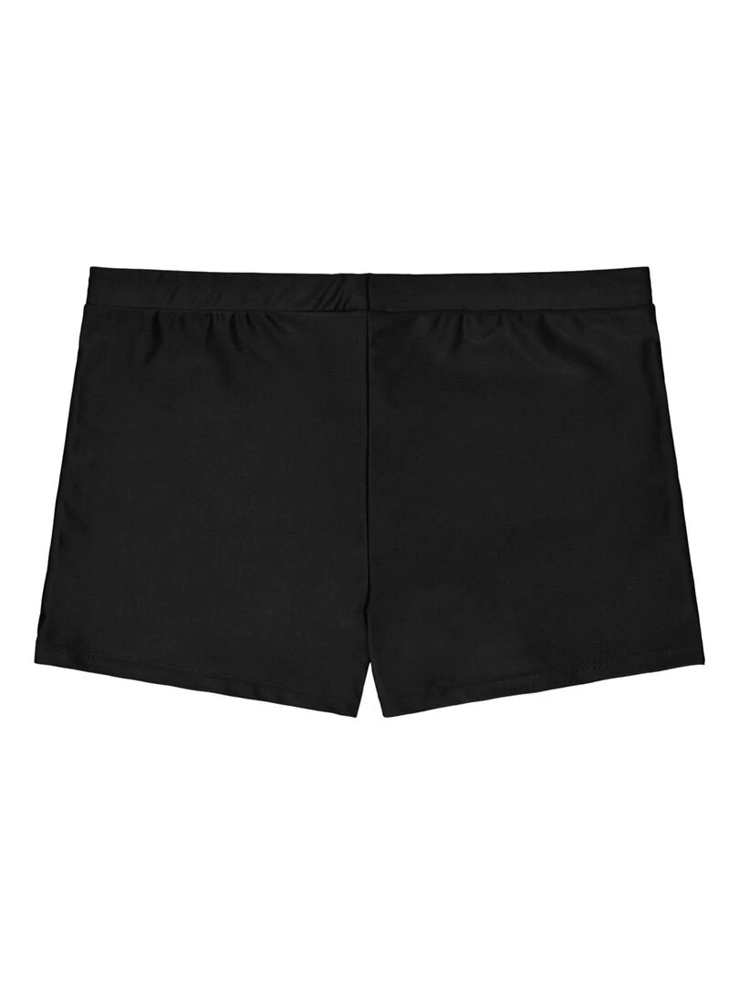 Shorty de bain enfant uni avec logo rubber print couleur Freegun Noir