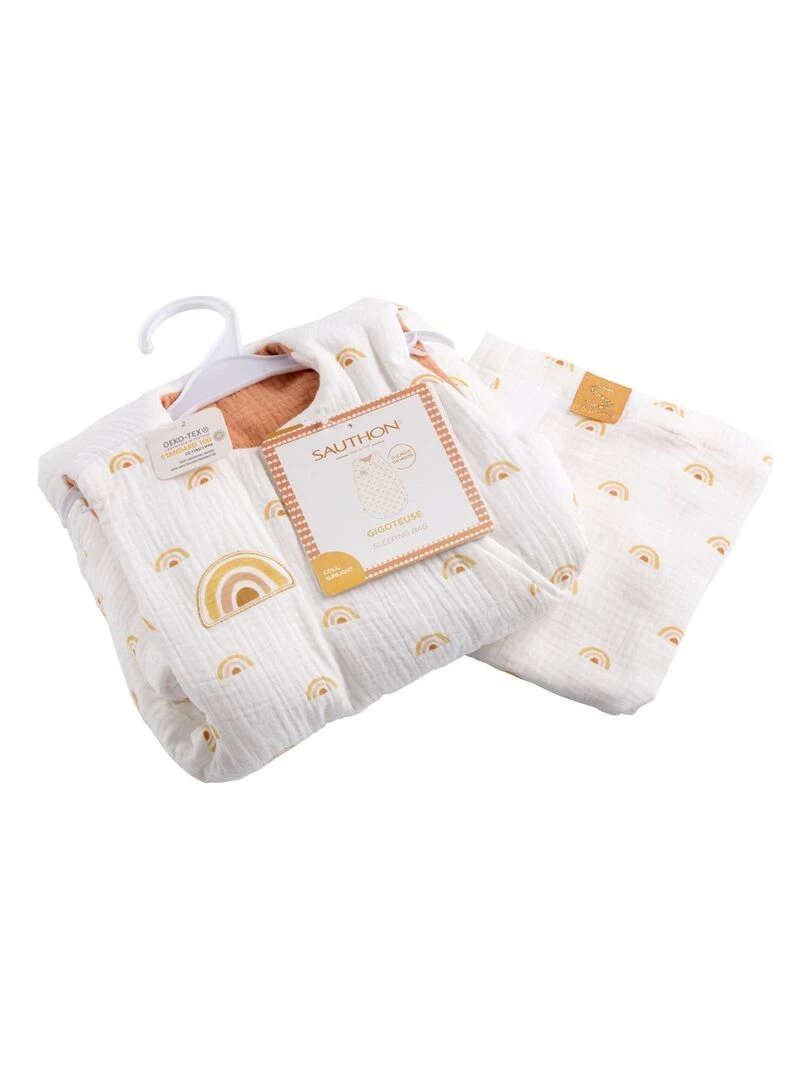 Gigoteuse ouatinée en coton SAUTHON Blanc