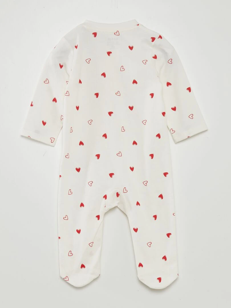 Pyjama dors bien à motif   Blanc