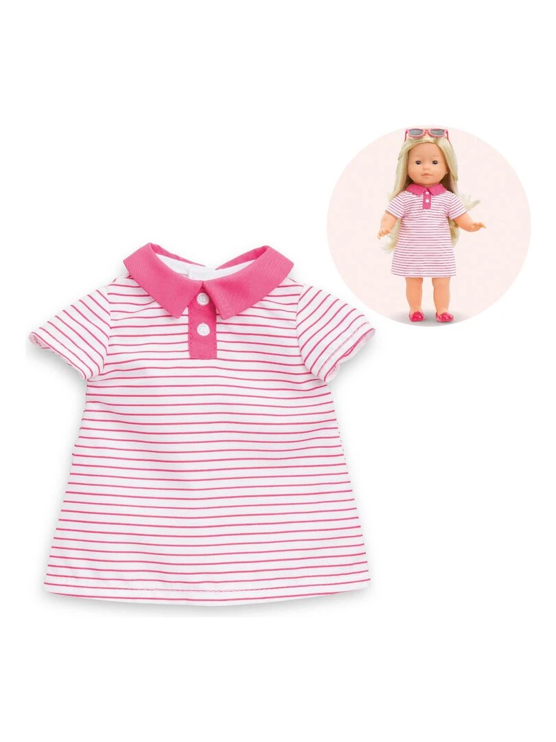 Robe polo rose pour poupée ma Corolle N/A