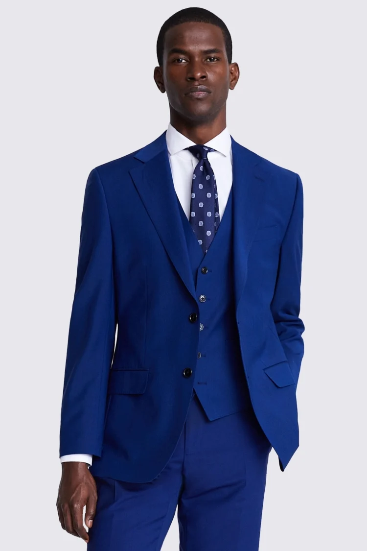 Ted Baker Tailored Fit Navy Check Jacket    Buy Online at Moss