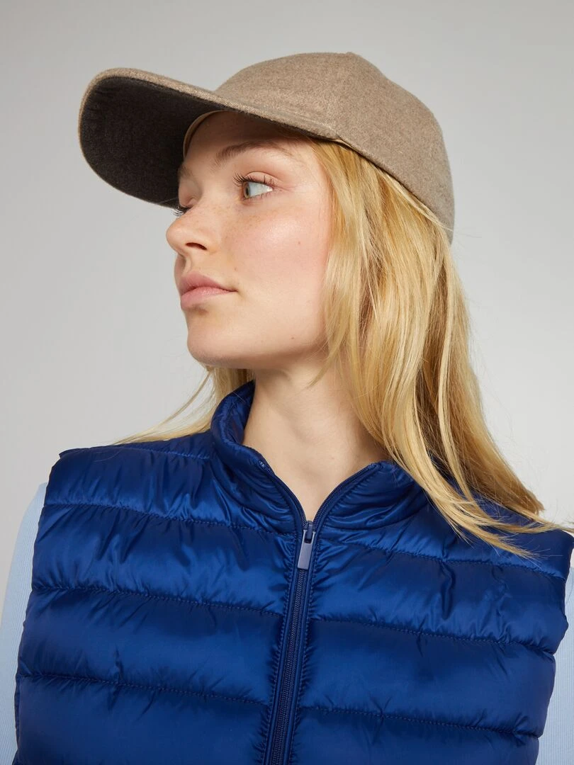 Doudoune sans manches   Bleu