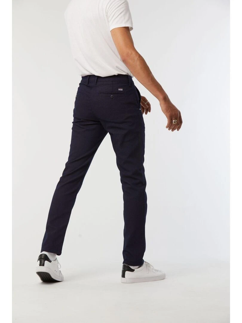 Lee Cooper   Pantalon coton chino GALANT   Bleu foncé