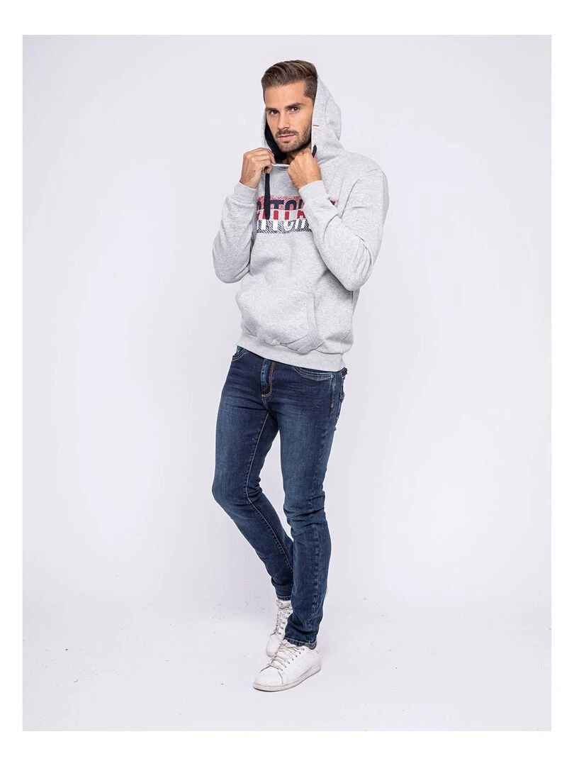 Sweat capuche WESKOF   Gris