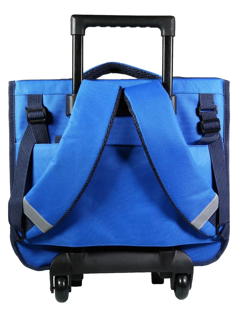 BAGTROTTER Cartable à roulettes 38 cm Ligue 1 Football Bleu   Bleu