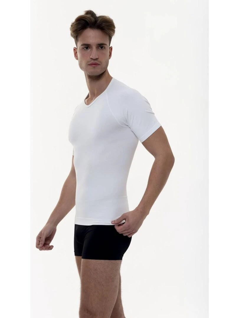 T shirt amincissant avec fibre Emana  Speed   Noir Noir