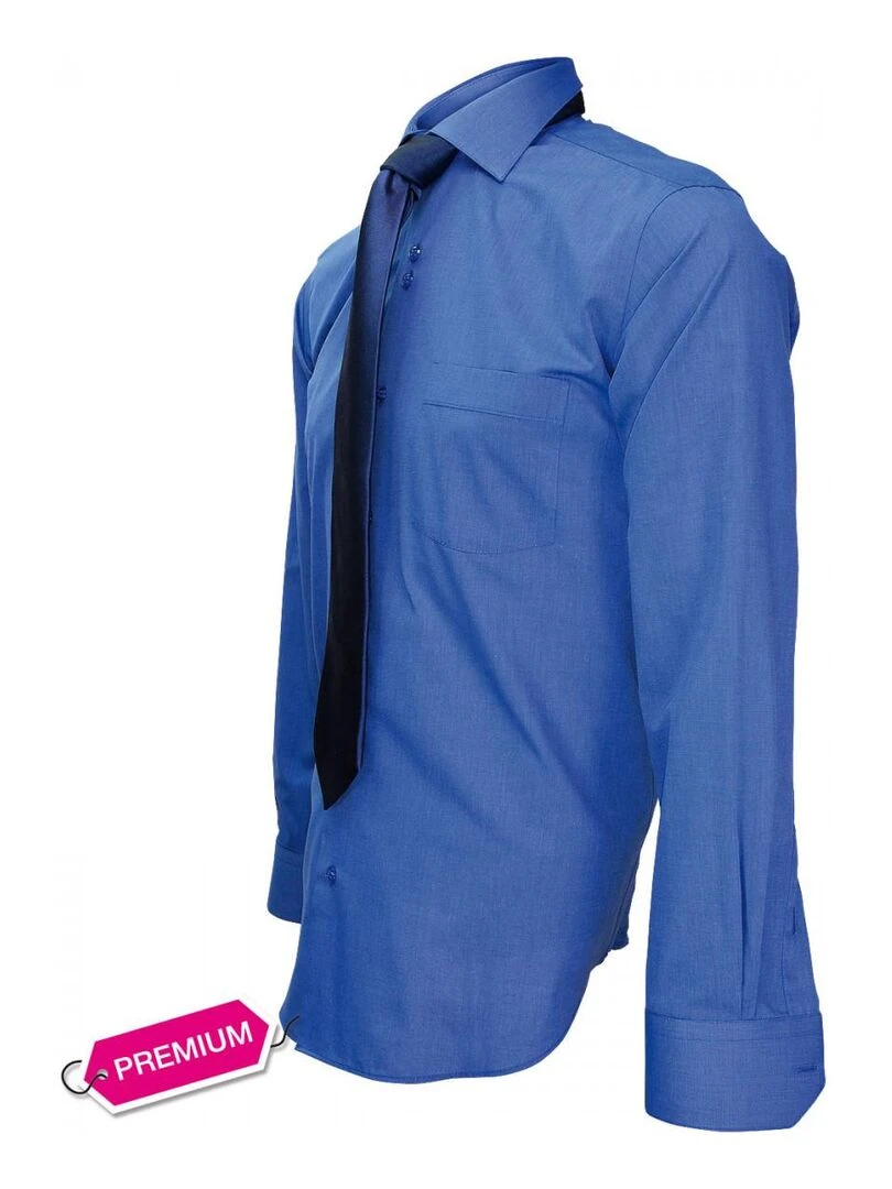 Chemise premium CLASSIQUE  FIL A FIL   Bleu