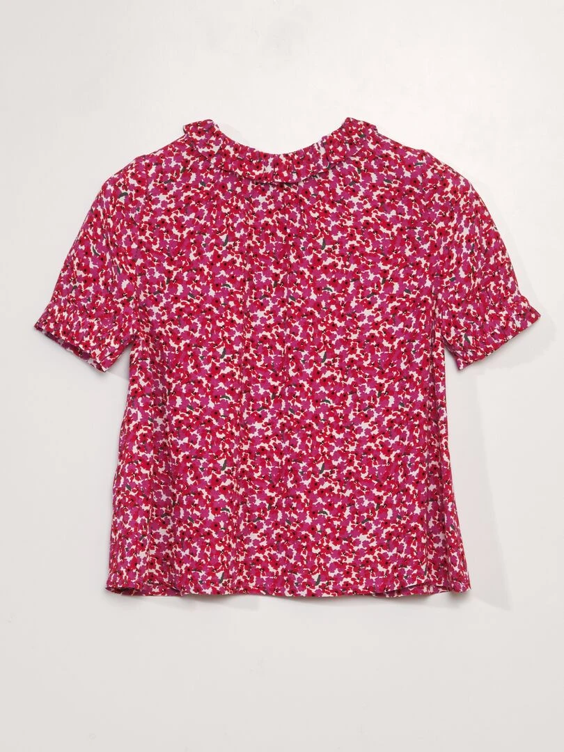 Blouse en viscose   So Easy   Fuchsia