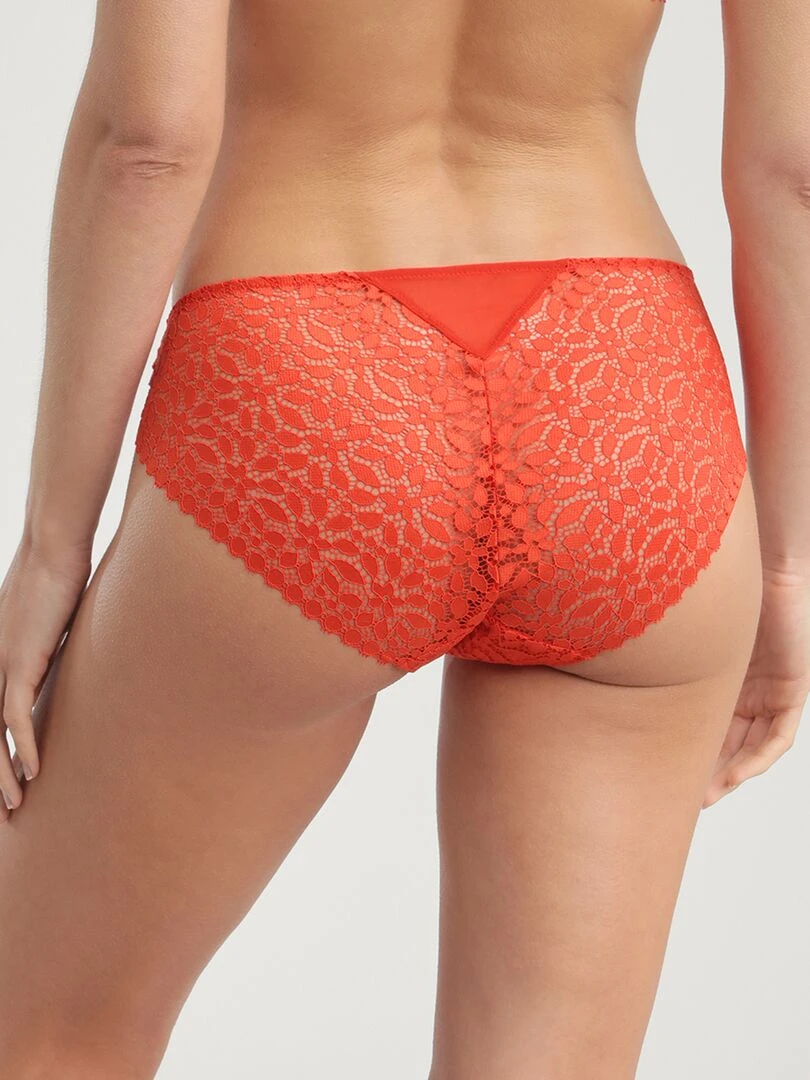 Slip en dentelle 'DIM'   'Daily Dentelle'   Rouge